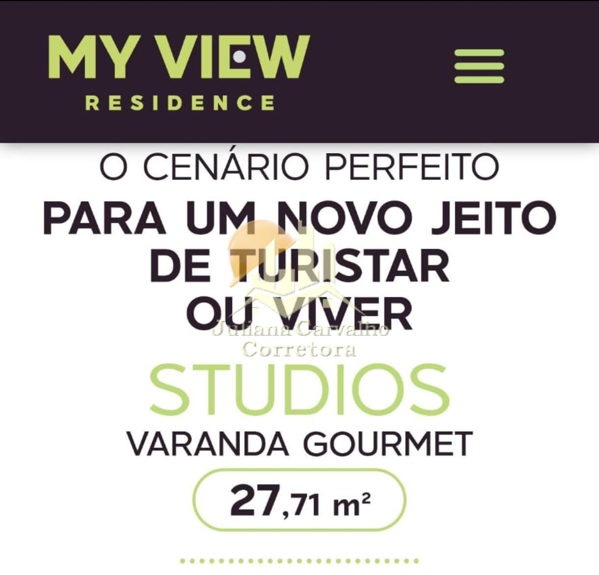 Studio com garagem e área gourmet – Juliana Caarvalho – Corretora de Imóveis (1)